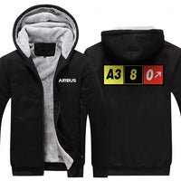 Thumbnail for AIRBUS A380 DESIGNED ZIPPER SWEATERS THE AV8R