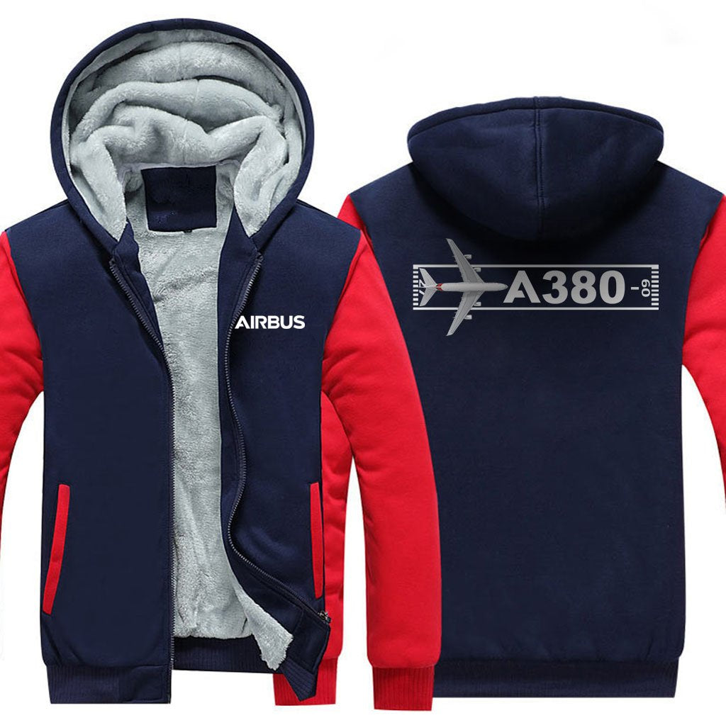 AIRBUS A380 DESIGNED ZIPPER SWEATERS THE AV8R