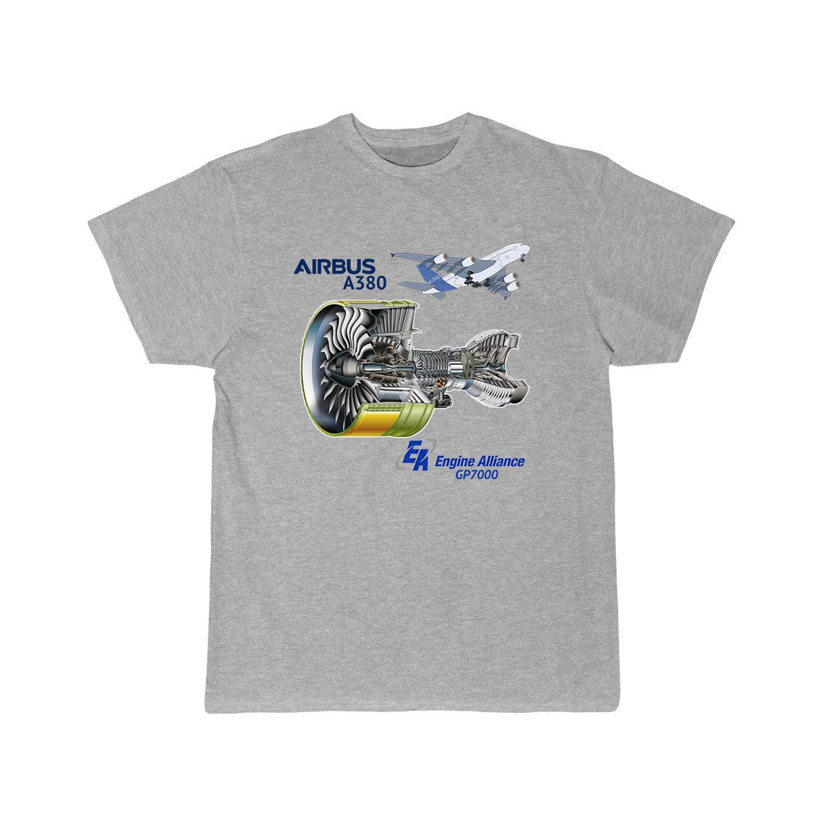 Airbus A380 Engine Alliance GP700 Aviation Pilot T-Shirt THE AV8R