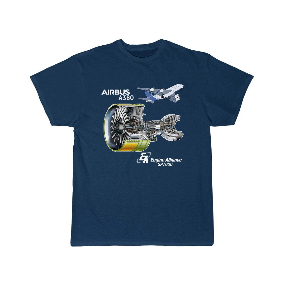 Airbus A380 Engine Alliance GP700 Aviation Pilot T-Shirt THE AV8R