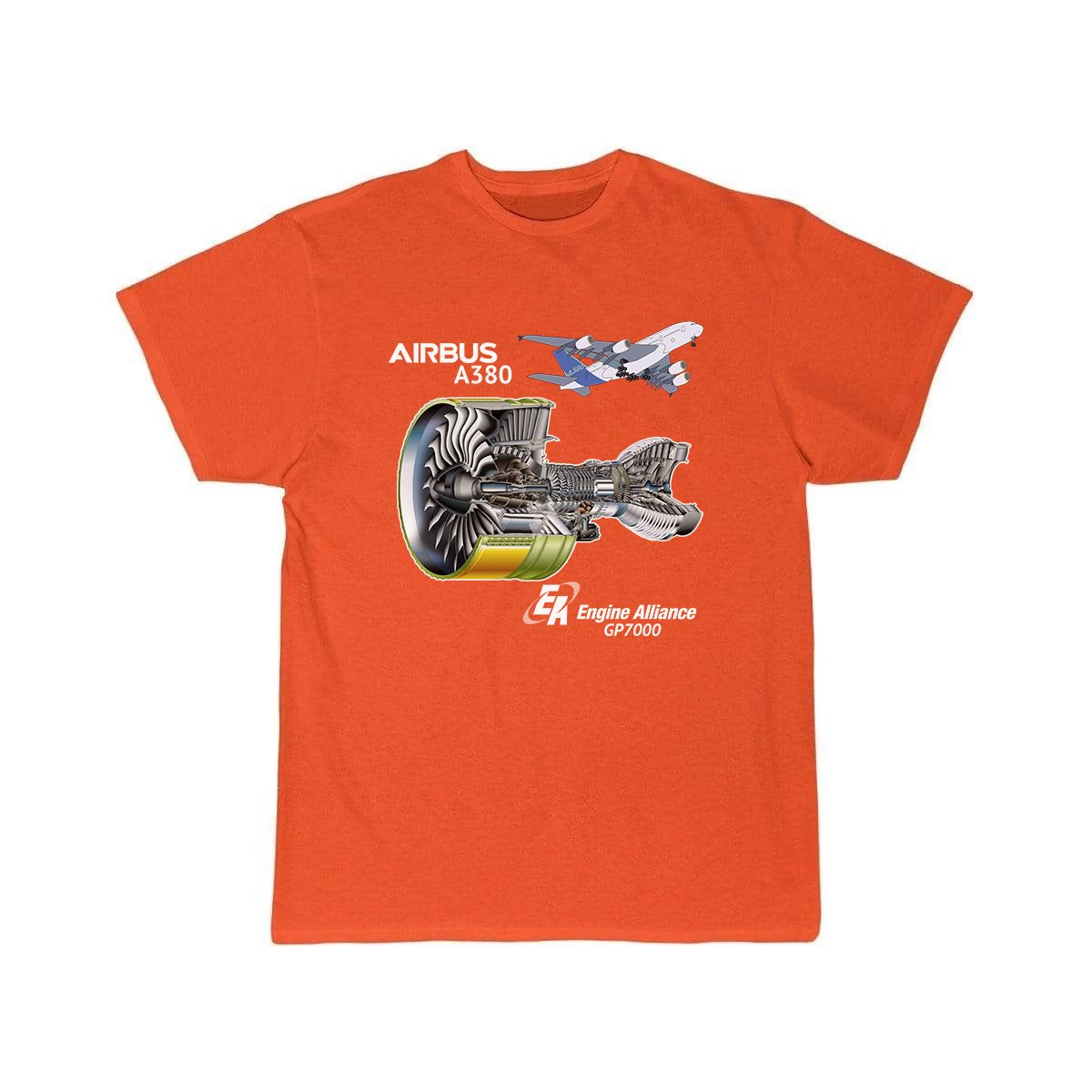 Airbus A380 Engine Alliance GP700 Aviation Pilot T-Shirt THE AV8R