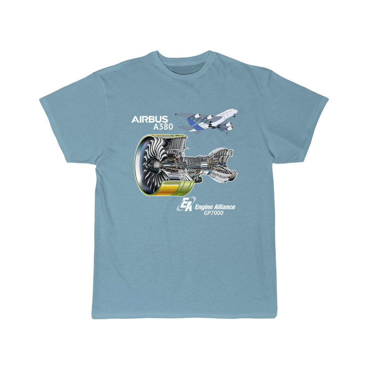 Airbus A380 Engine Alliance GP700 Aviation Pilot T-Shirt THE AV8R