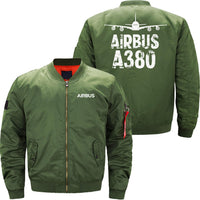 Thumbnail for AIRBUS A380 Ma-1 Bomber Jacket Flight Jacket Aviator Jacket THE AV8R