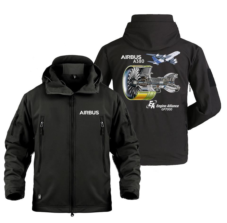 AIRBUS A380 GP7000 DESIGNED MILITARY FLEECE THE AV8R