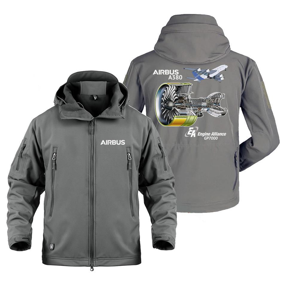 AIRBUS A380 GP7000 DESIGNED MILITARY FLEECE THE AV8R