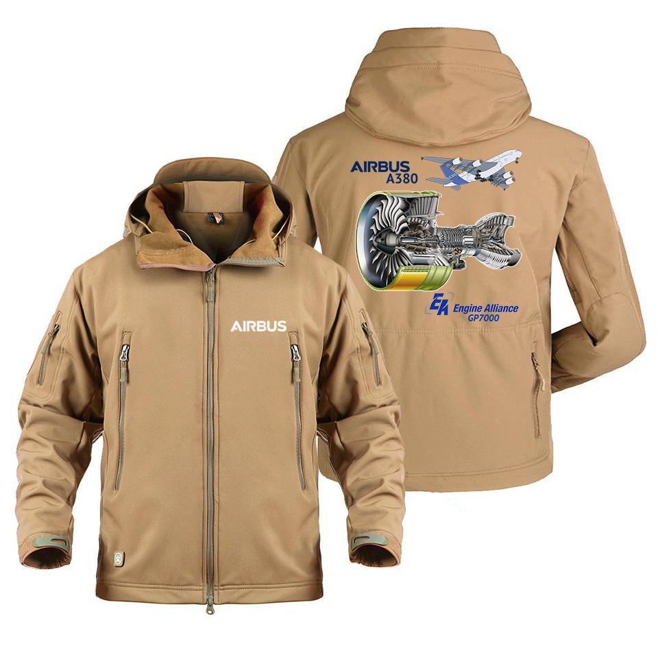 AIRBUS A380 GP7000 DESIGNED MILITARY FLEECE THE AV8R