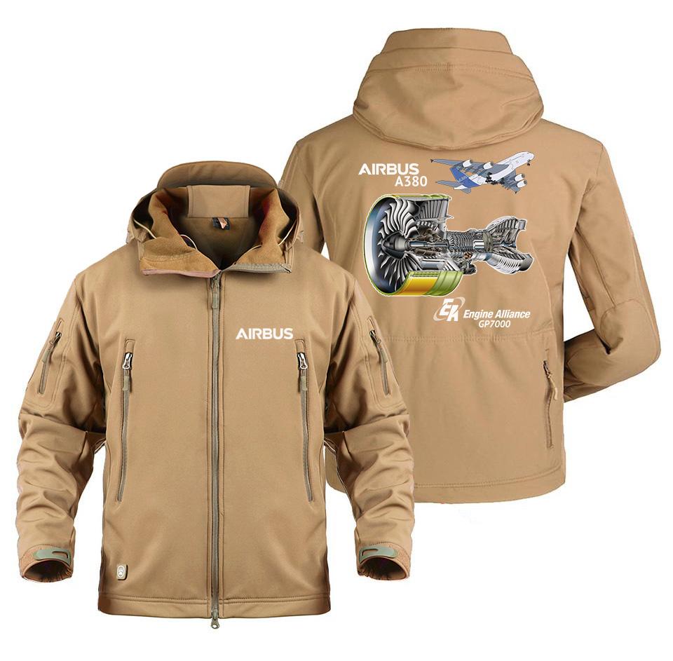 AIRBUS A380 GP7000 DESIGNED MILITARY FLEECE THE AV8R