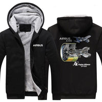 Thumbnail for AIRBUS A380 GP7000 DESIGNED ZIPPER SWEATERS THE AV8R