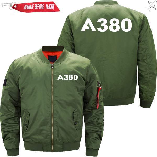 AIRBUS A380 Ma-1 Bomber Jacket Flight Jacket Aviator Jacket THE AV8R