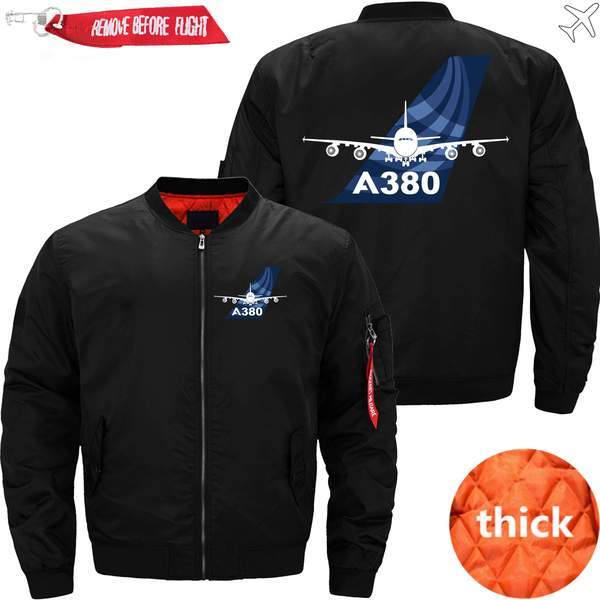 AIRBUS A380 Ma-1 Bomber Jacket Flight Jacket Aviator Jacket THE AV8R