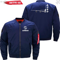 Thumbnail for AIRBUS A380 Ma-1 Bomber Jacket Flight Jacket Aviator Jacket THE AV8R