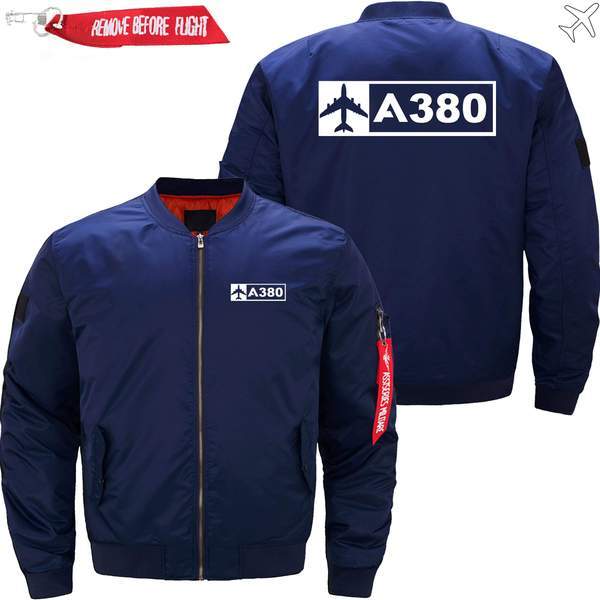 AIRBUS A380 Ma-1 Bomber Jacket Flight Jacket Aviator Jacket THE AV8R