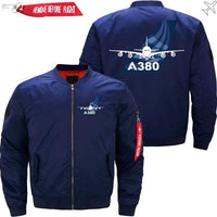 Thumbnail for AIRBUS A380 Ma-1 Bomber Jacket Flight Jacket Aviator Jacket THE AV8R