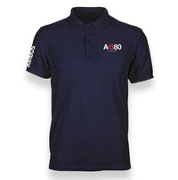 Thumbnail for AIRBUS A380 LOVE AT FIRST FLIGHT DESIGNED POLO SHIRT THE AV8R