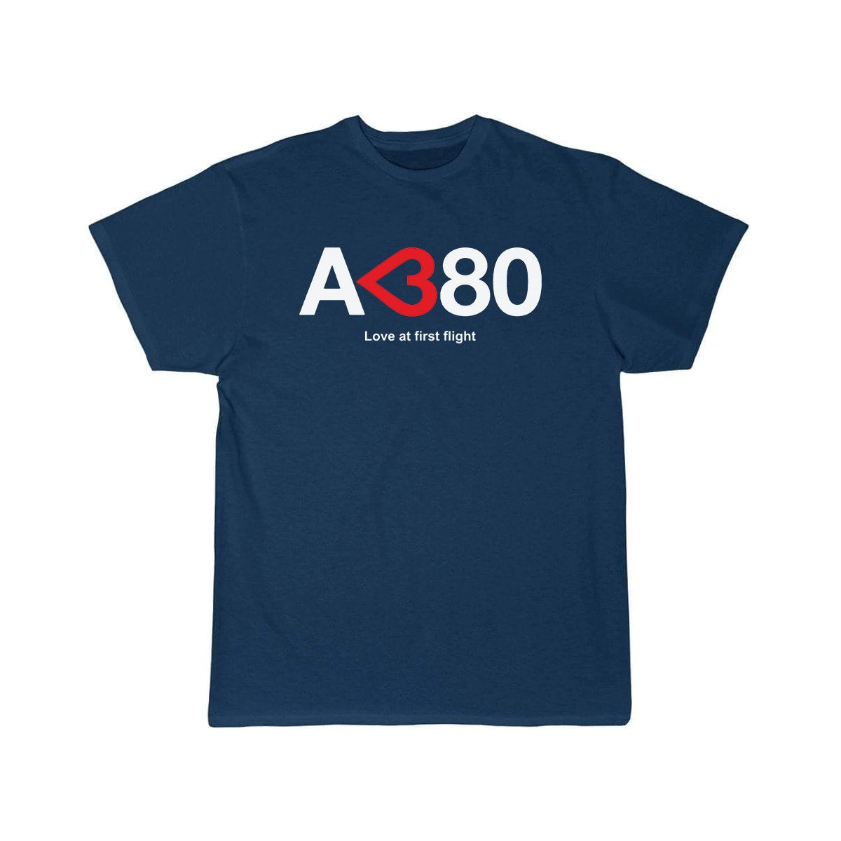 Airbus A380 Love At First Flight Aviation Pilot T-Shirt THE AV8R