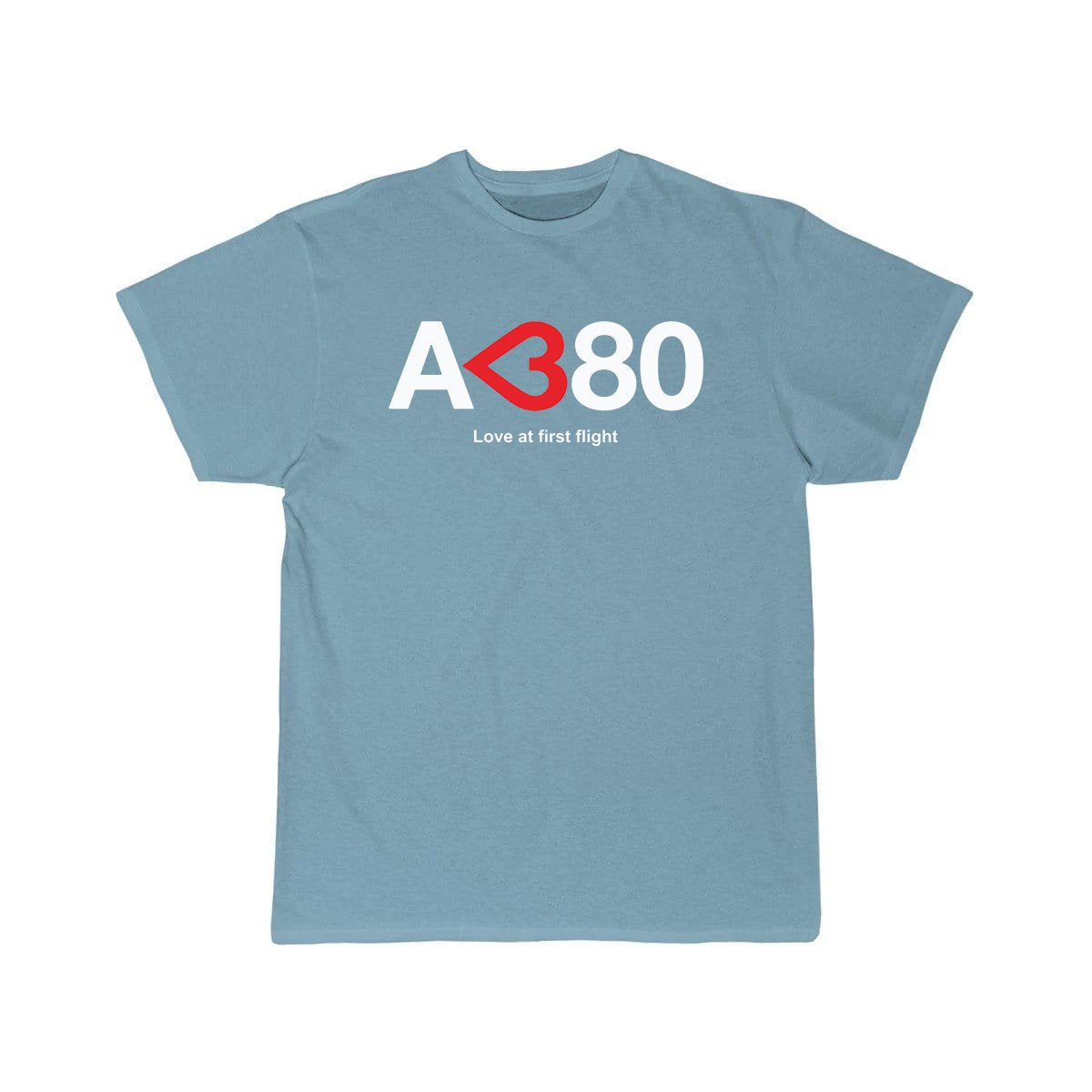 Airbus A380 Love At First Flight Aviation Pilot T-Shirt THE AV8R