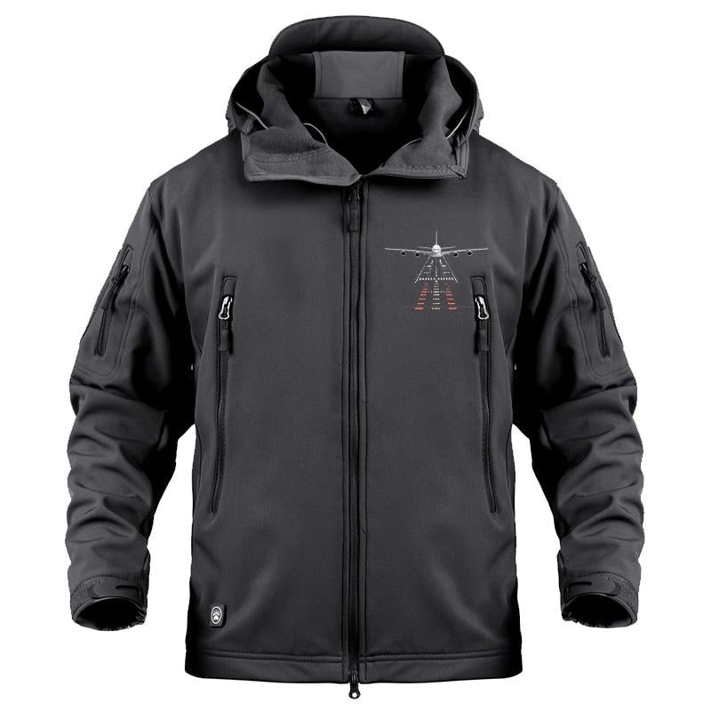 AIRBUS A380 RUNWAY LIGHT DESIGNED MILITARY FLEECE THE AV8R