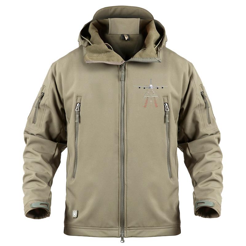 AIRBUS A380 RUNWAY LIGHT DESIGNED MILITARY FLEECE THE AV8R