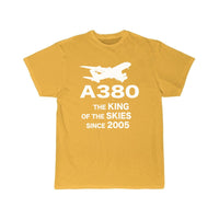 Thumbnail for Airbus A380 The King Of The Skies Since 2005 Aviation Pilot T-Shirt THE AV8R