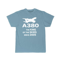 Thumbnail for Airbus A380 The King Of The Skies Since 2005 Aviation Pilot T-Shirt THE AV8R