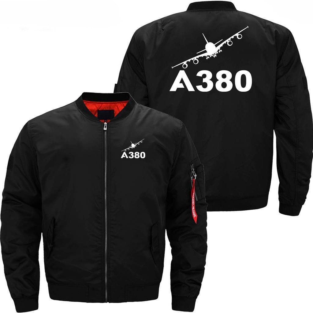 AIRBUS A380 TURNING Ma-1 Bomber Jacket Flight Jacket Aviator Jacket THE AV8R