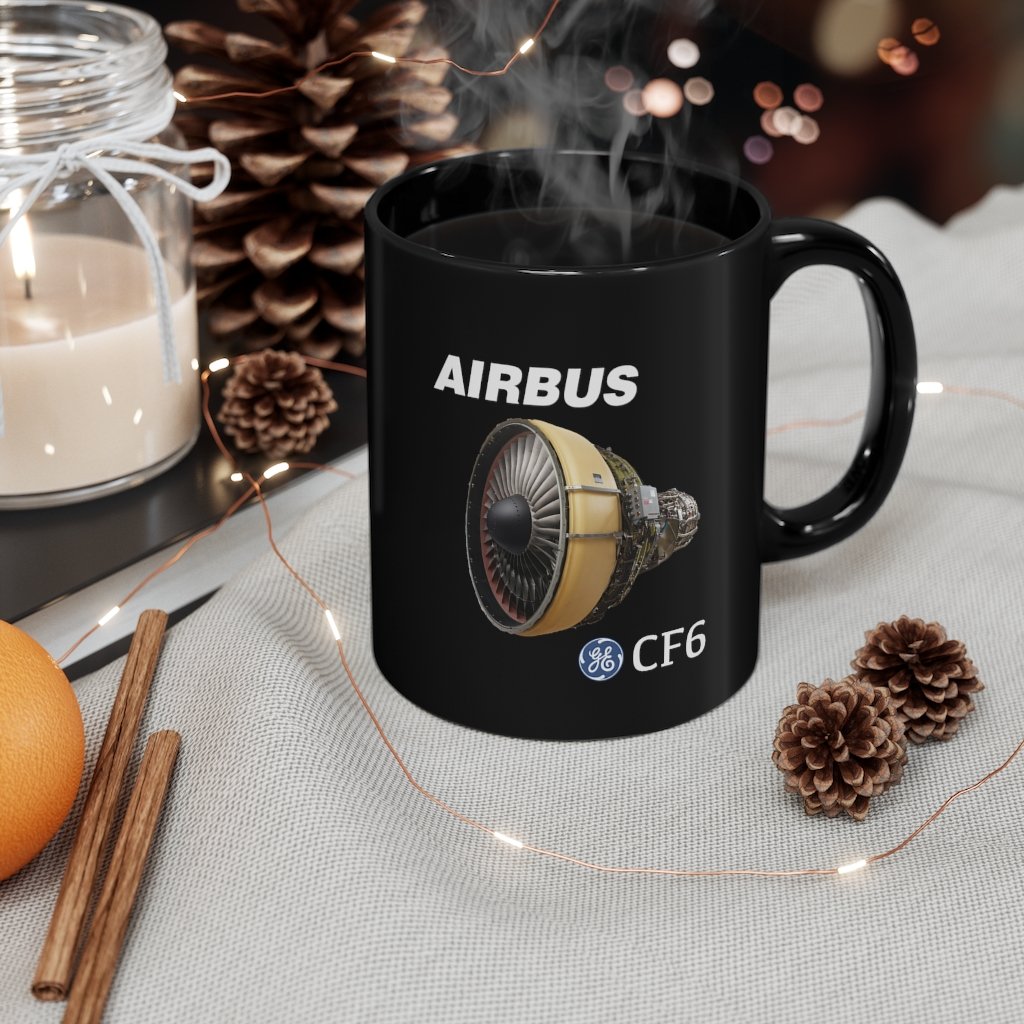 AIRBUS CF6  DESIGNED MUG Printify