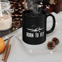 Thumbnail for BORN TO FLY DESIGNED - MUG Printify