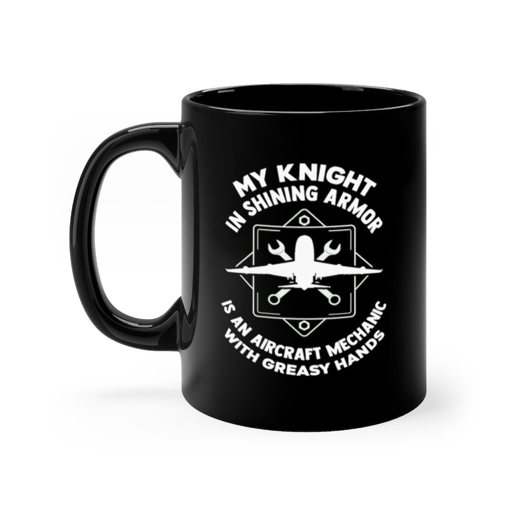 MY KNIGHT IN SHNING ARMOR DESIGNED - MUG Printify