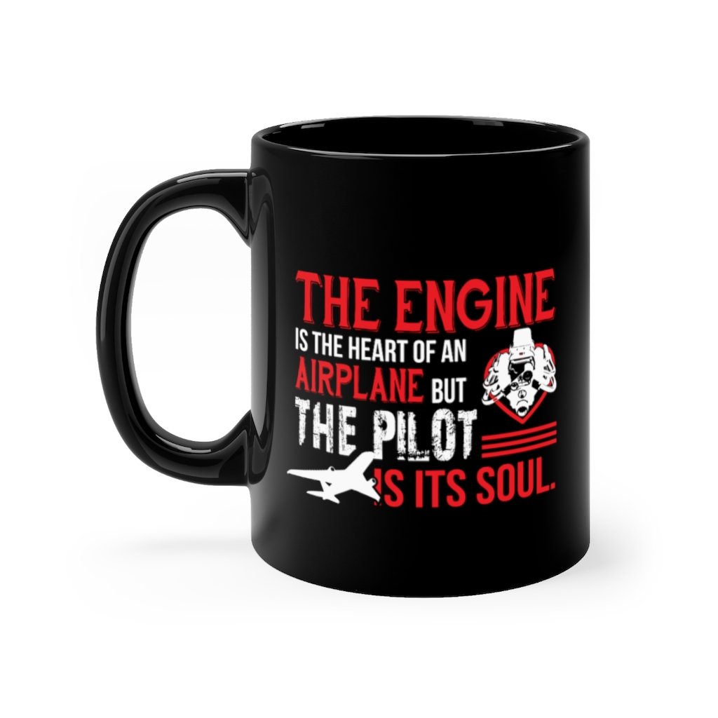 THE ENGINE AIRPLANE  DESIGNED -MUG Printify