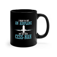 Thumbnail for CESS NAH AIRPLANE DESIGNED - MUG Printify