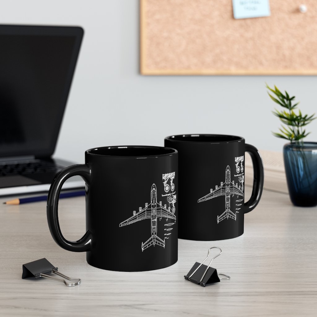 ANTONOV - 225  DESIGNED MUG Printify