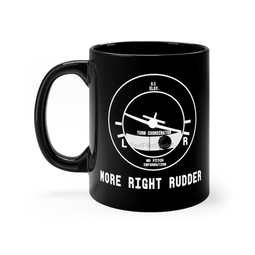 MORE RIGHT RUDDER DESIGNED - MUG Printify