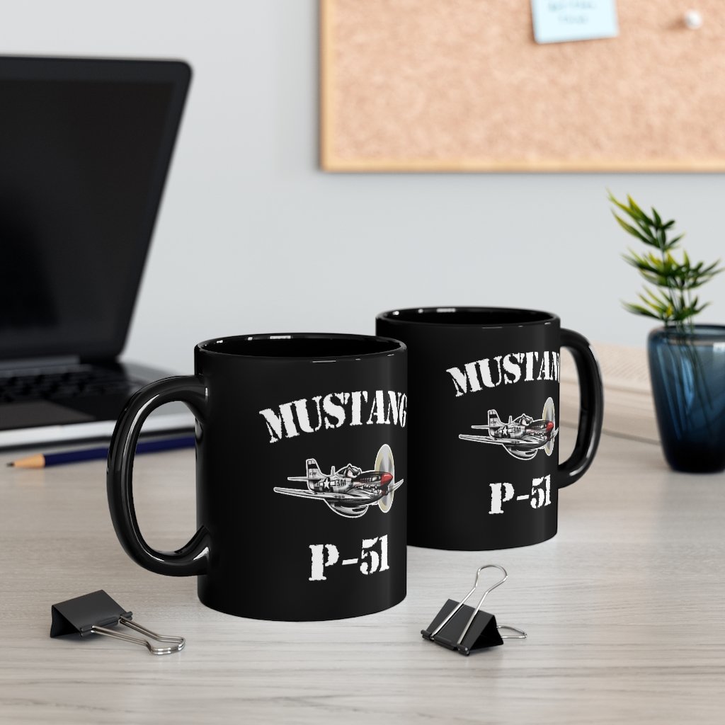 MUSTANG  P-51 DESIGNED - MUG Printify