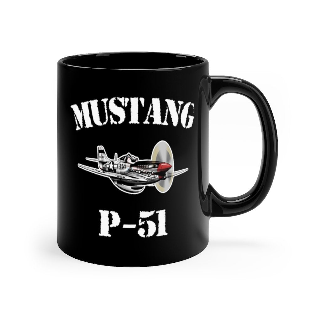 MUSTANG  P-51 DESIGNED - MUG Printify