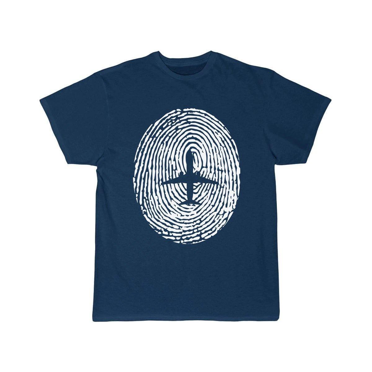 AVIATION FINGER PRINT DESIGNED T SHIRT THE AV8R