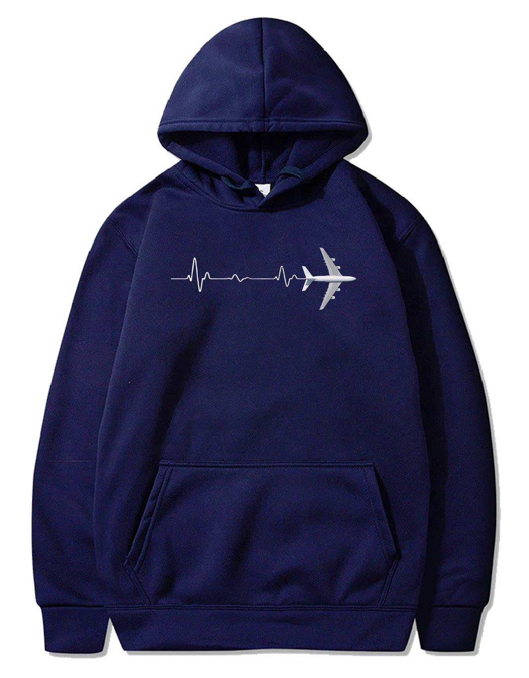 AVIATION HEARTBEAT DESIGNED PULLOVER THE AV8R