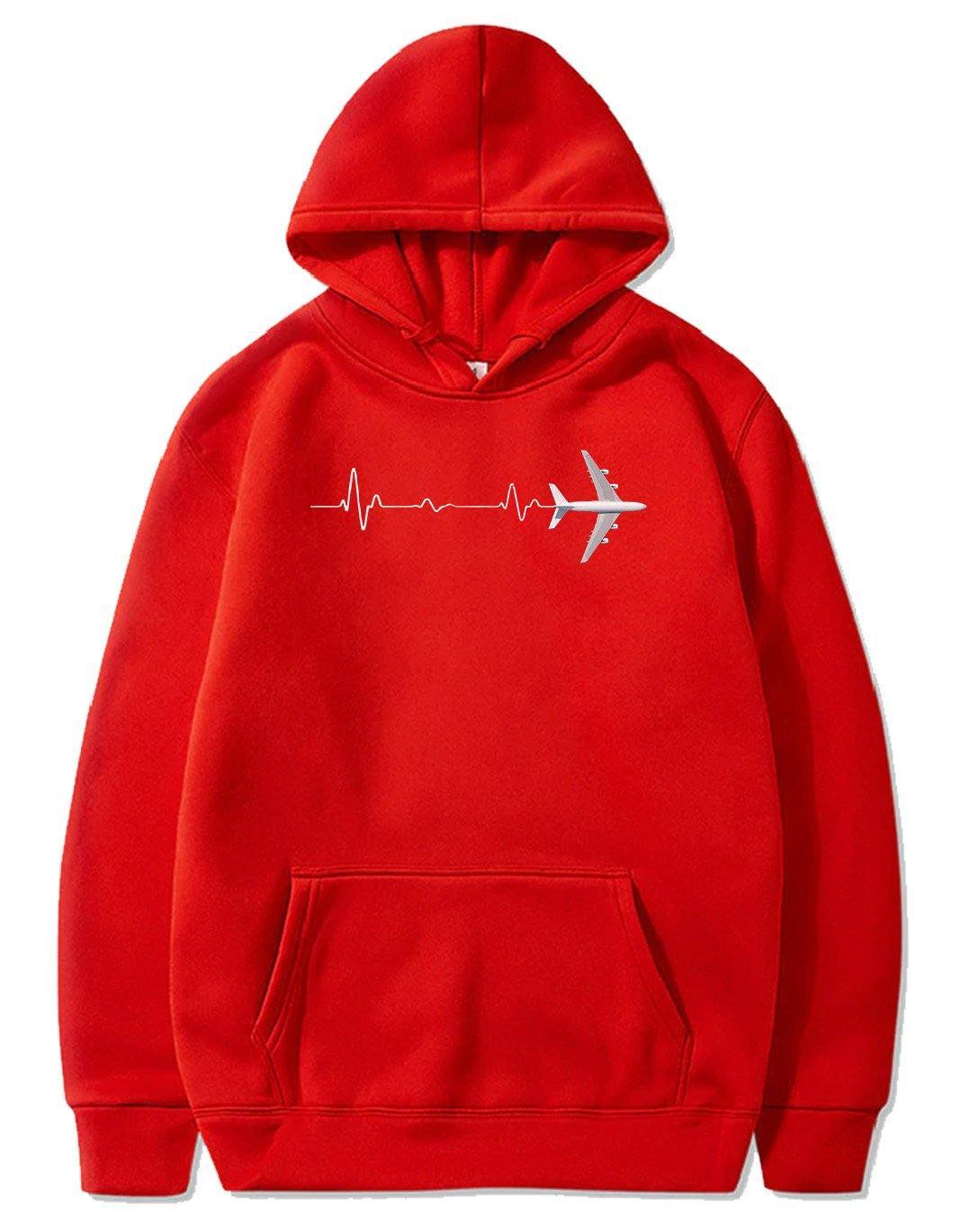 AVIATION HEARTBEAT DESIGNED PULLOVER THE AV8R