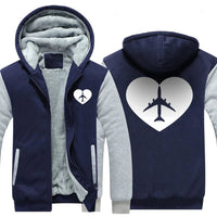 Thumbnail for AVIATION LOVER ZIPPER SWEATER THE AV8R