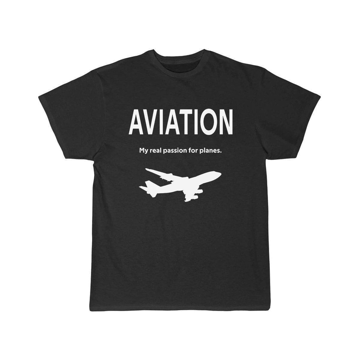 AVIATION MY REAL PASSION FOR PLANES T SHIRT THE AV8R