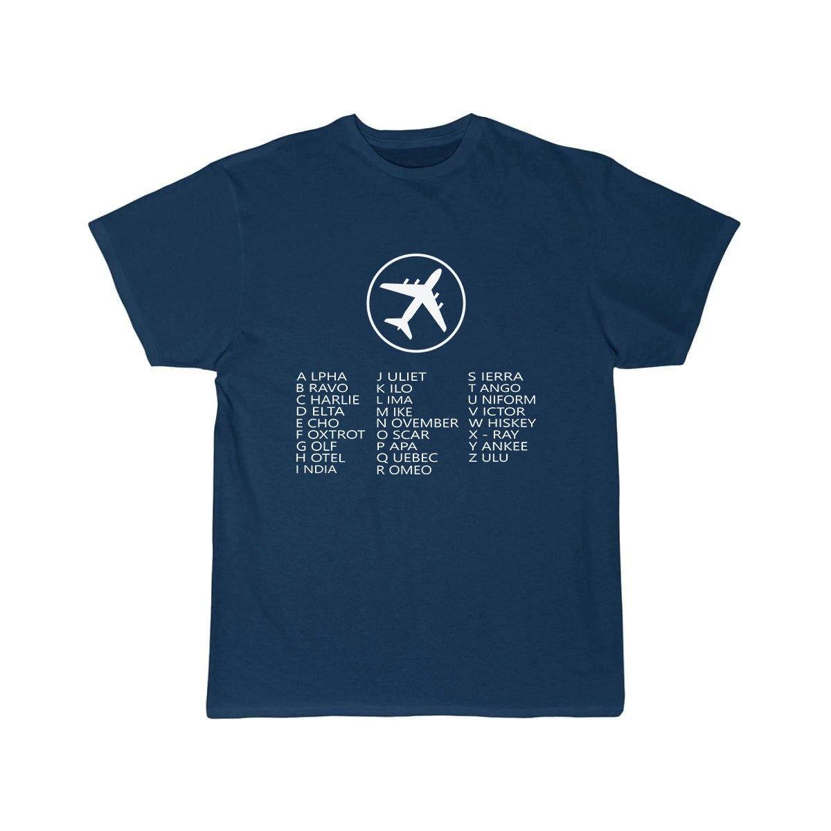 AVIATION PHONETIC ALPHABET DESIGNED T SHIRT THE AV8R