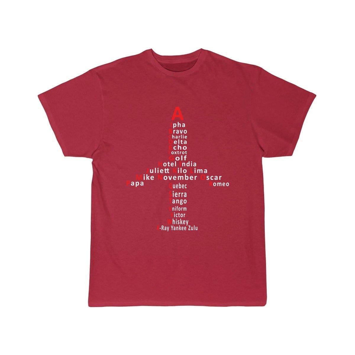 AVIATION PHONETIC ALPHABET DESIGNED T SHIRT THE AV8R