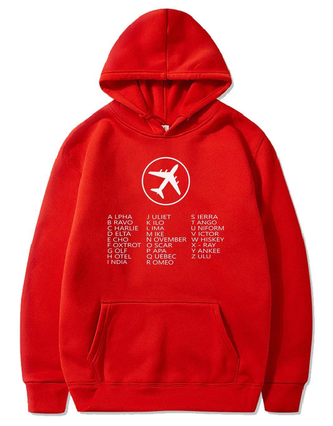 AVIATION PHONETIC ALPHABET PULLOVER THE AV8R