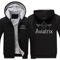 Thumbnail for AVIATRIX AND AIRPLANES DESIGNED ZIPPER SWEATER THE AV8R