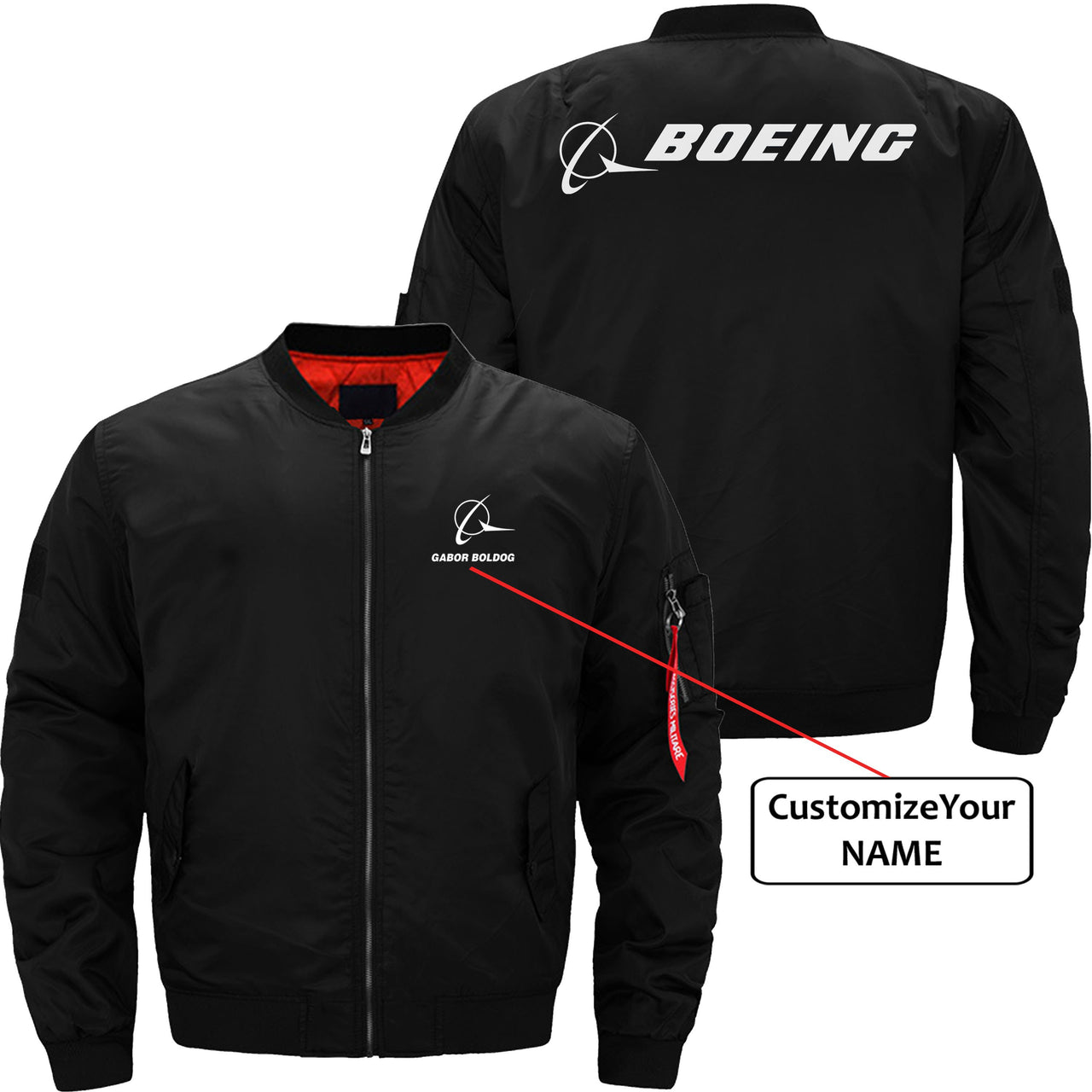 BOEING CUSTOM NAME  JACKET THE AV8R