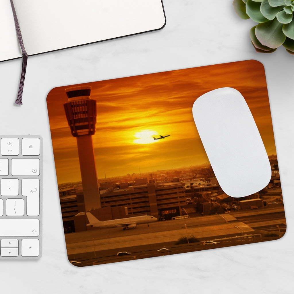 AVIATION EVENING  -  MOUSE PAD Printify