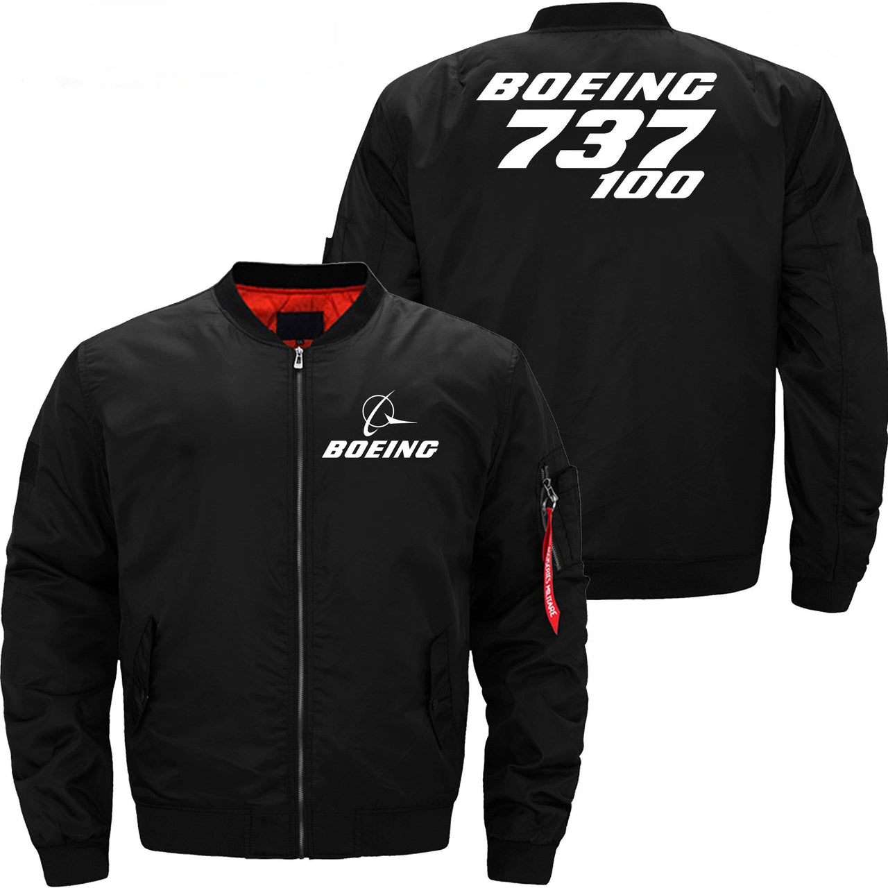 Boeing 737-100 Ma-1 Bomber Jacket Flight Jacket Aviator Jacket THE AV8R