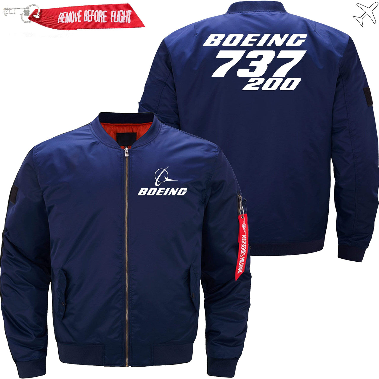 Boeing 737-200 Ma-1 Bomber Jacket Flight Jacket Aviator Jacket THE AV8R