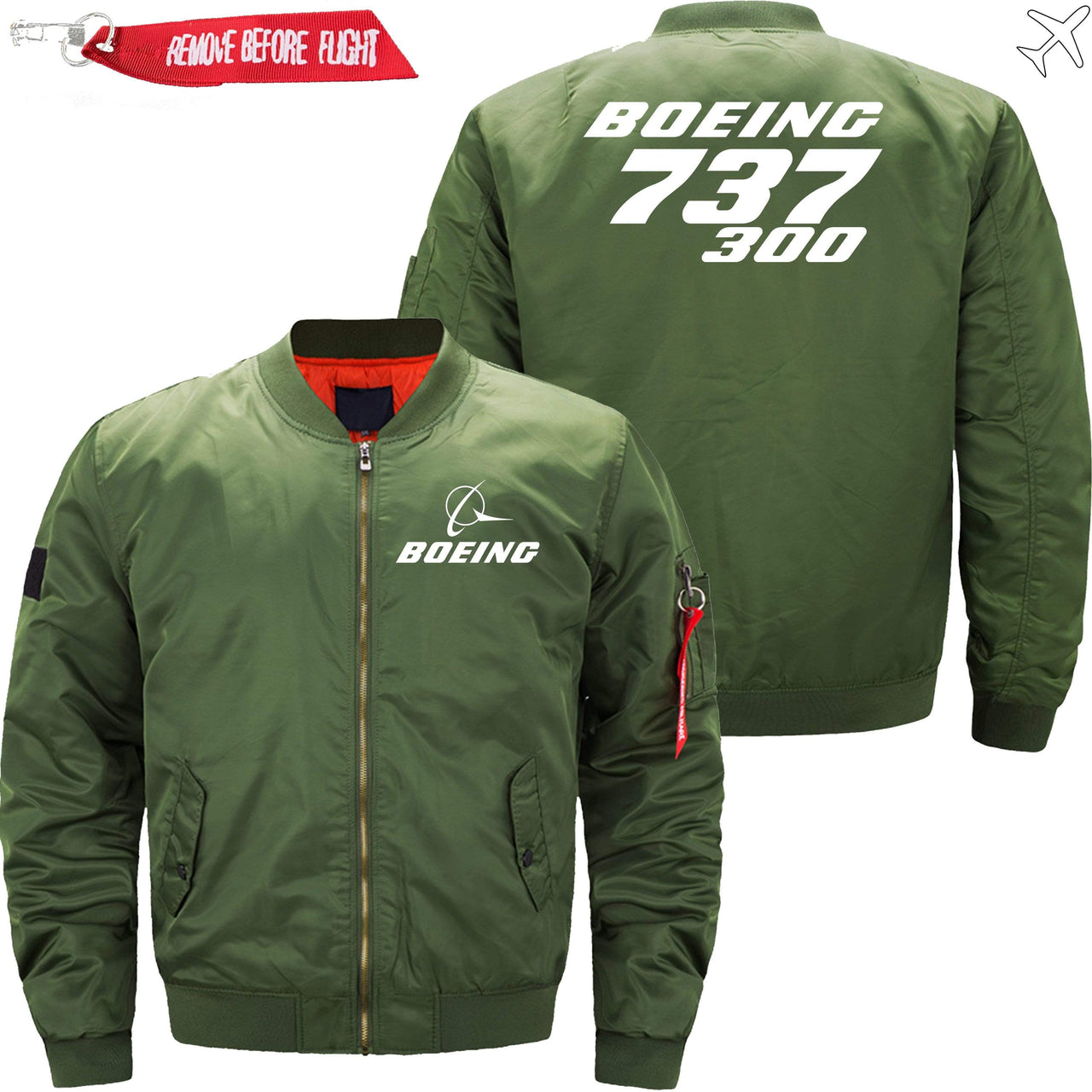 Boeing 737-300 Ma-1 Bomber Jacket Flight Jacket Aviator Jacket THE AV8R