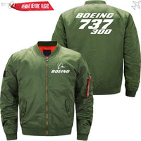 Thumbnail for Boeing 737-300 Ma-1 Bomber Jacket Flight Jacket Aviator Jacket THE AV8R