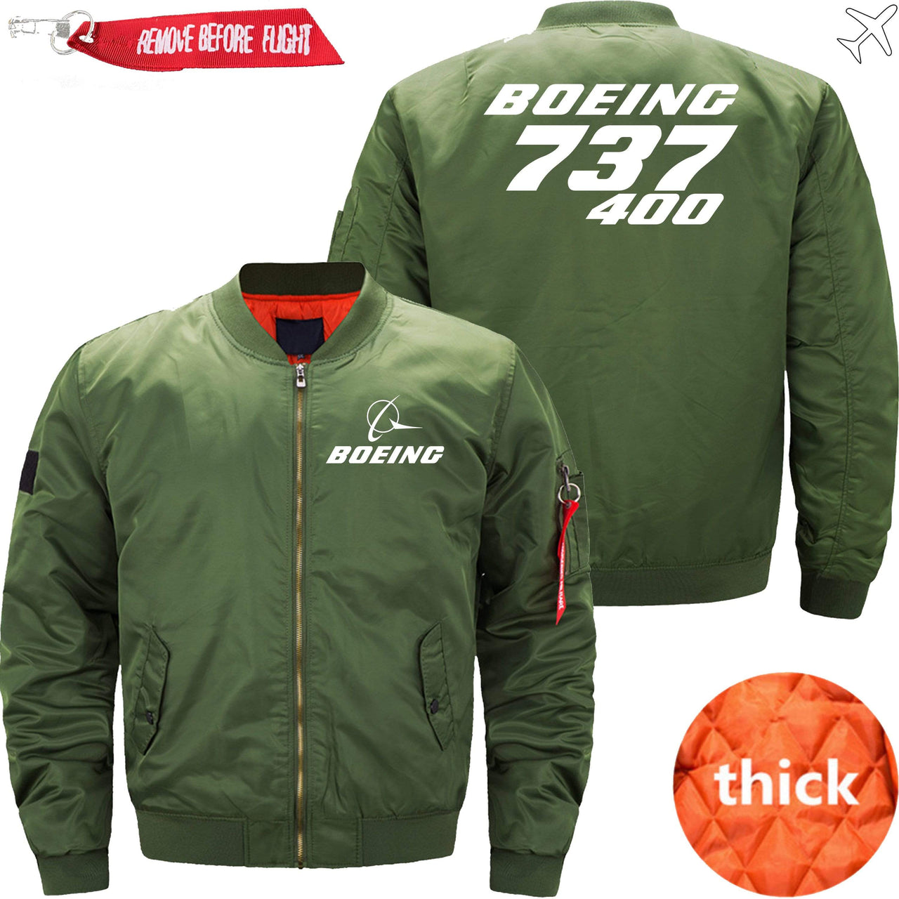 Boeing 737-400 Ma-1 Bomber Jacket Flight Jacket Aviator Jacket THE AV8R